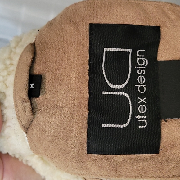 Faux Suede/Shearling Jacket - Picture 4 of 6